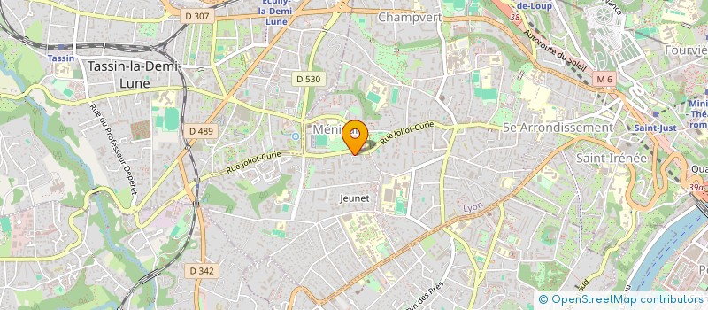 localisation de l'entreprise SCI FORUS à LYON