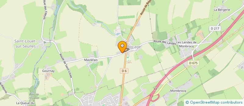 localisation de l'entreprise SCI FORVIC  VILLY-BOCAGE