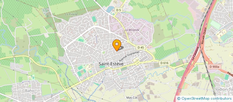 localisation de l'entreprise SCI FORVIL  SAINT-ESTEVE