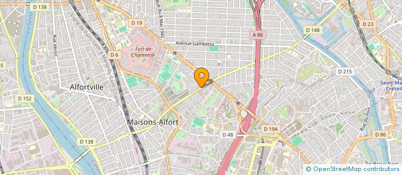 localisation de l'entreprise SCI FORWARD à MAISONS-ALFORT