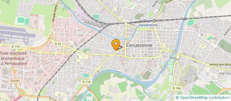 localisation de l'entreprise SCI FOS à CARCASSONNE