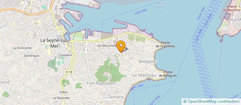 localisation de l'entreprise SCI FOSA à LA SEYNE-SUR-MER
