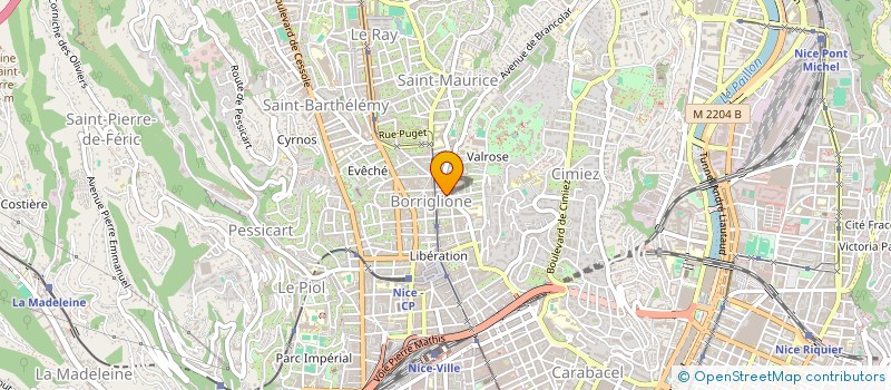 localisation de l'entreprise SCI FOSSAT à NICE