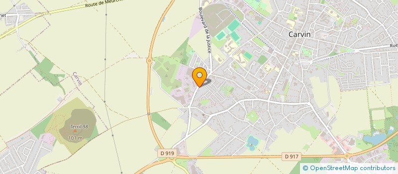 localisation de l'entreprise SCI FOSSE 14  CARVIN