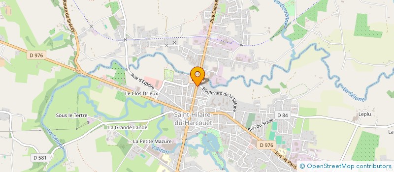 localisation de l'entreprise SCI FOSSE AUX LOUPS  SAINT-HILAIRE-DU-HARCOUET