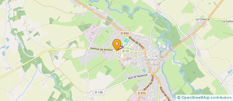 localisation de l'entreprise SCI FOSSE NOUE à CHATILLON-SUR-INDRE