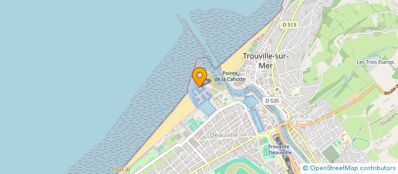 localisation de l'entreprise SCI FOSSET à DEAUVILLE