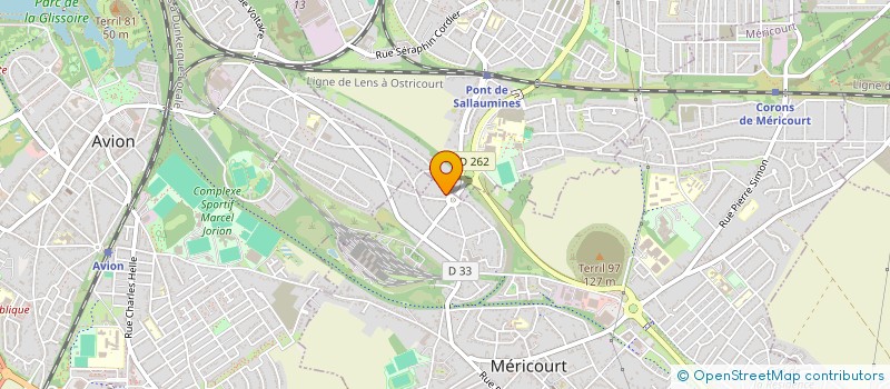 localisation de l'entreprise SCI FOSSEUX  MERICOURT