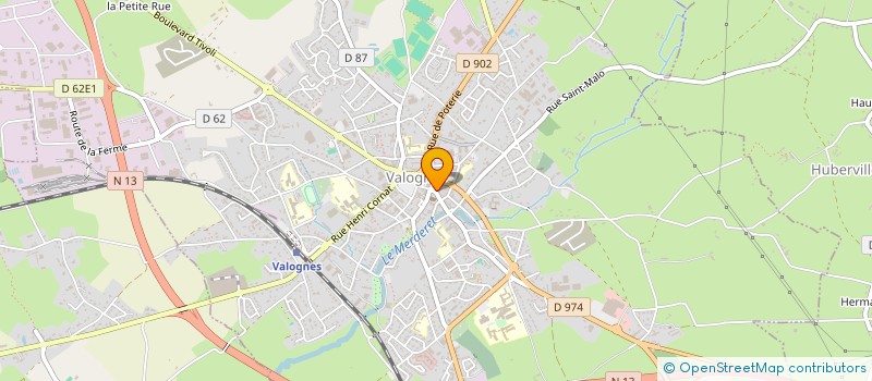 localisation de l'entreprise SCI FOSSEY  VALOGNES