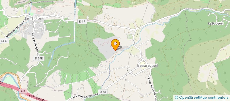 localisation de l'entreprise SCI FOSTER  BEAURECUEIL