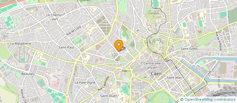 localisation de l'entreprise SCI FOU DE BASSAN à CAEN