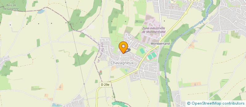 localisation de l'entreprise SCI FOUARA  CHARVIEU-CHAVAGNEUX