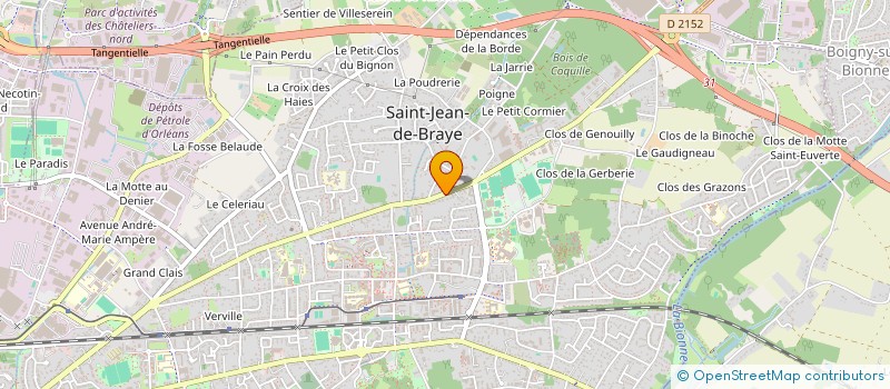 localisation de l'entreprise SCI FOUCARD PIERRICK à SAINT-JEAN-DE-BRAYE