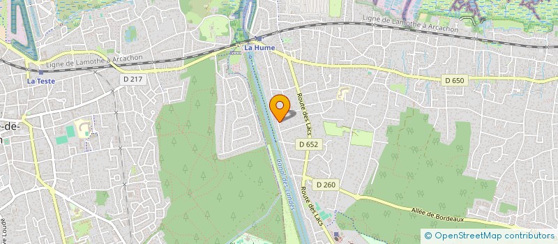 localisation de l'entreprise SCI FOUCARIOCA  GUJAN-MESTRAS