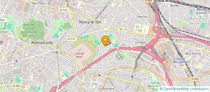 localisation de l'entreprise SCI FOUCART - PERDRIAU à NOISY-LE-SEC