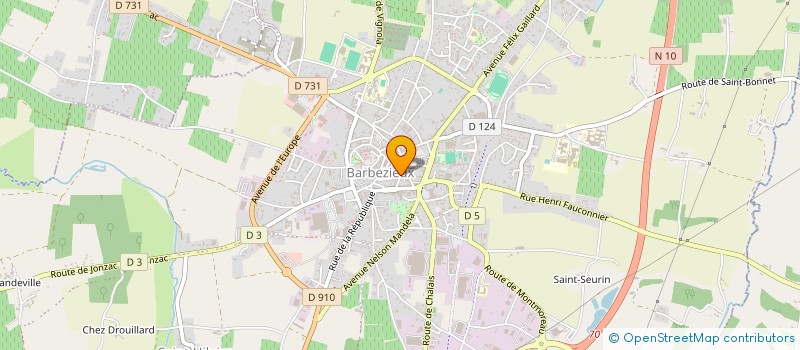 localisation de l'entreprise SCI FOUCAUD  SOYAUX