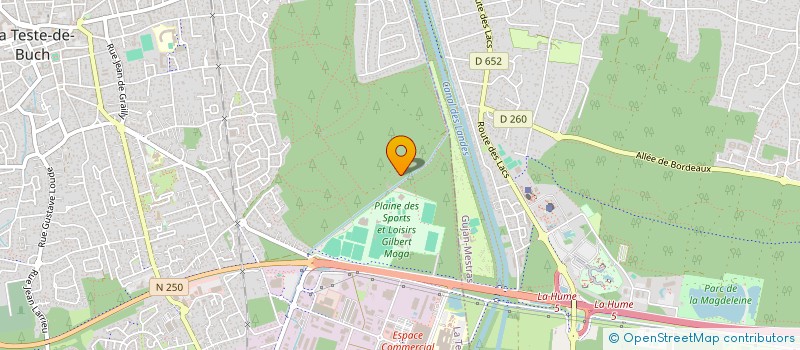 localisation de l'entreprise SCI FOUCAUD FRERES à LA TESTE-DE-BUCH