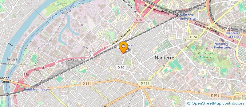 localisation de l'entreprise SCI FOUCAULT NANTERRE  NANTERRE