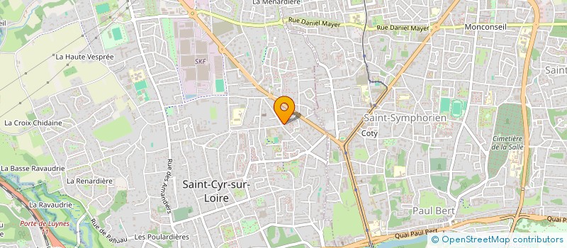 localisation de l'entreprise SCI FOUCHALE à SAINT CYR SUR LOIRE