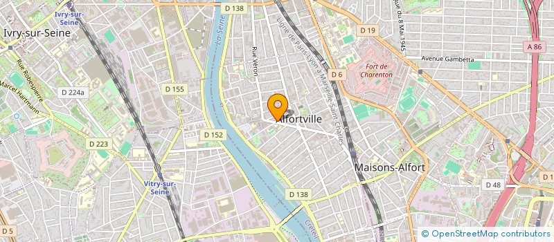 localisation de l'entreprise SCI FOUCHARD ET BOUCHARAB à ALFORTVILLE
