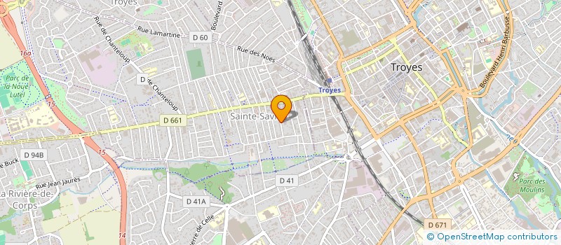 localisation de l'entreprise SCI FOUCHARUPT  SAINTE-SAVINE