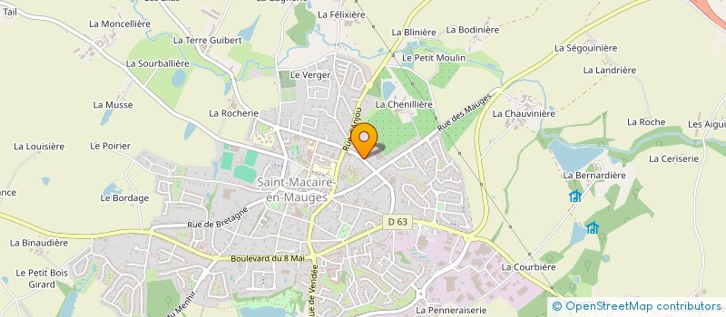 localisation de l'entreprise SCI FOUCHE à SEVREMOINE