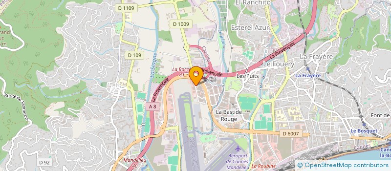 localisation de l'entreprise SCI FOUCHER à MANDELIEU LA NAPOULE