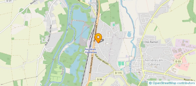 localisation de l'entreprise SCI FOUCHEROLLES à FONTENAY-SUR-LOING