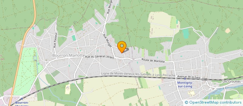 localisation de l'entreprise SCI FOUCHET-ROLLAND à BOURRON-MARLOTTE