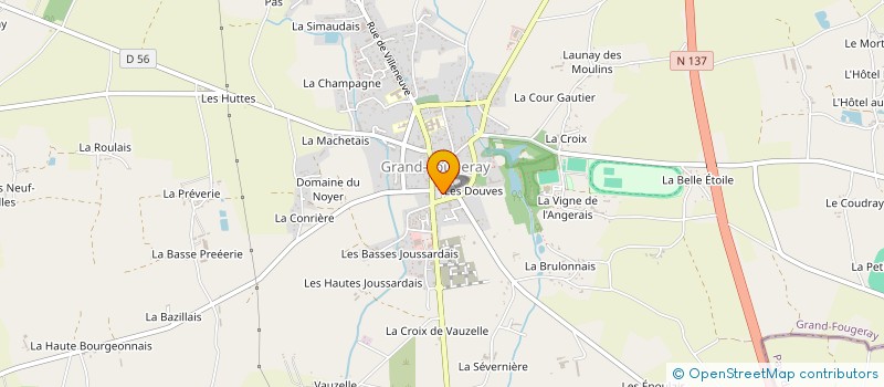 localisation de l'entreprise SCI FOUCRET-MENET  GRAND-FOUGERAY