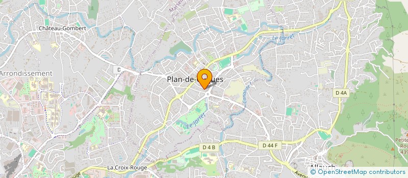 localisation de l'entreprise SCI FOUDI  PLAN-DE-CUQUES