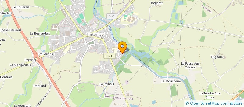 localisation de l'entreprise SCI FOUERE-MORIN  TINTENIAC