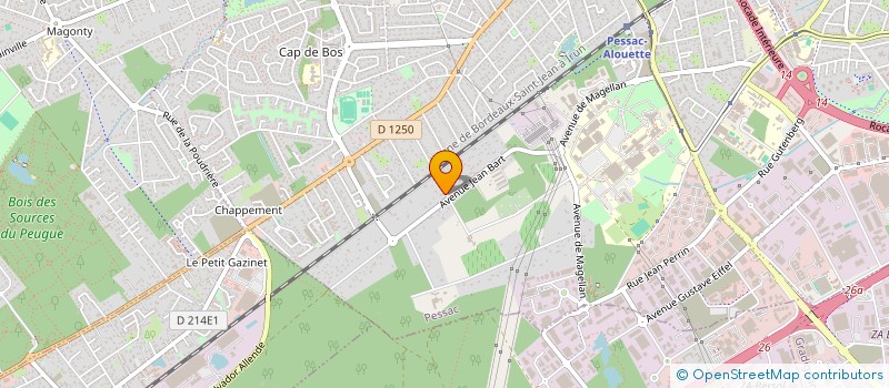 localisation de l'entreprise SCI FOUFOURIAN  PESSAC