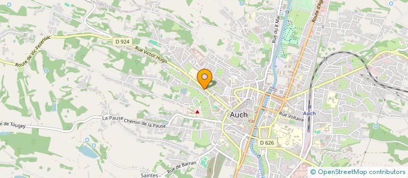 localisation de l'entreprise SCI FOUGAR à AUCH
