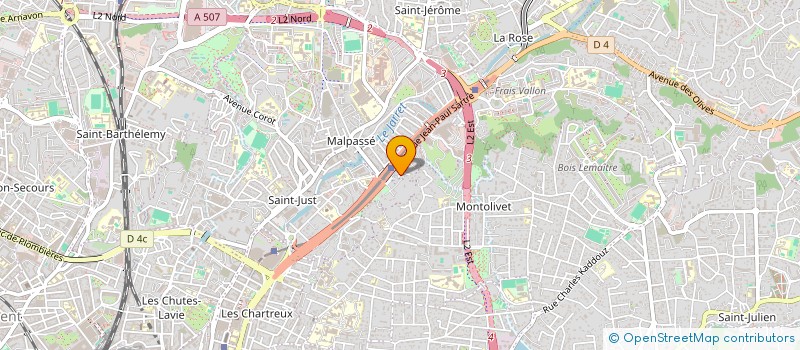 localisation de l'entreprise SCI FOUGASSE à MARSEILLE