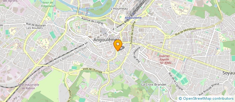 localisation de l'entreprise SCI FOUGERAS INVESTISSEMENT à ANGOULEME