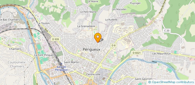 localisation de l'entreprise SCI FOUGERE à PERIGUEUX