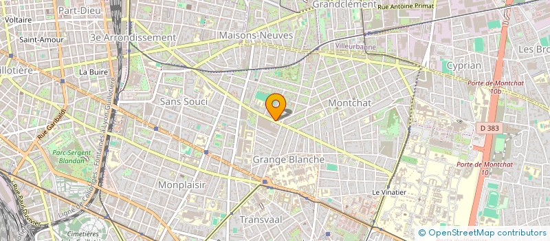 localisation de l'entreprise SCI FOUGERE  LYON