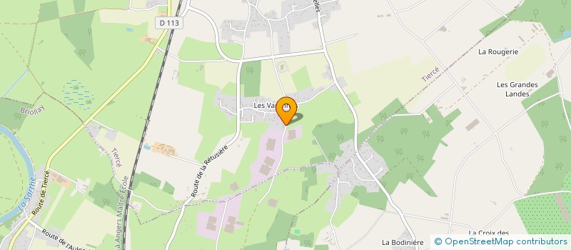 localisation de l'entreprise SCI FOUGERE - LA ROCHE à TIERCE