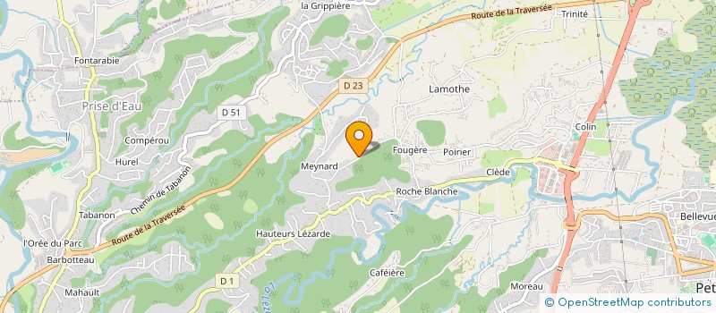 localisation de l'entreprise SCI FOUGERES O7 à PETIT-BOURG