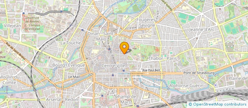 localisation de l'entreprise SCI FOUGERES ROC D AUDE  RENNES