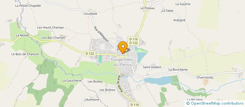 localisation de l'entreprise SCI FOUGEROLLES  FOUGEROLLES-DU-PLESSIS