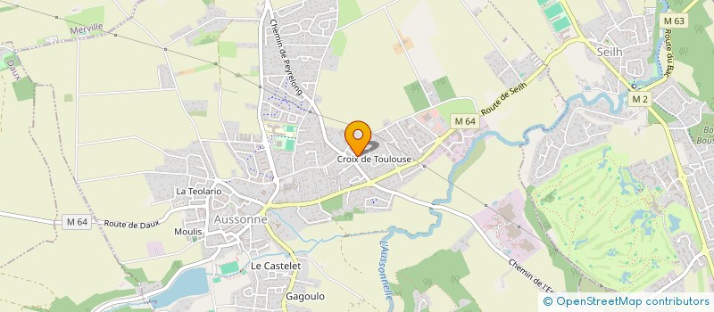 localisation de l'entreprise SCI FOUILLAND à AUSSONNE