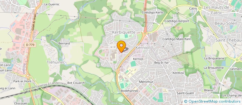 localisation de l'entreprise SCI FOUILLEN POLLET à VANNES