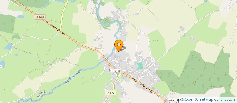 localisation de l'entreprise SCI FOUILLET  CHICHE