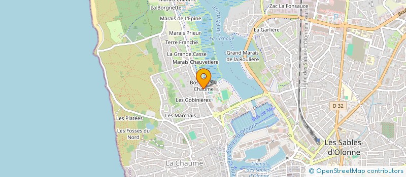 localisation de l'entreprise SCI FOUILOU à LES SABLES D'OLONNE