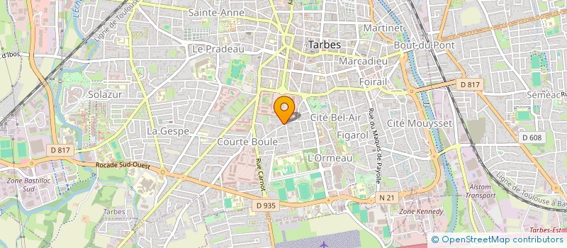 localisation de l'entreprise SCI FOULD  TARBES