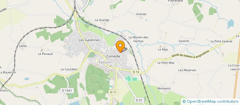 localisation de l'entreprise SCI FOULIM  NEXON