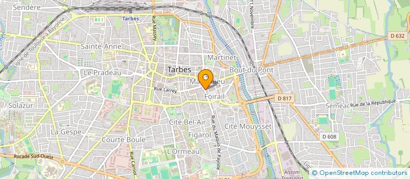 localisation de l'entreprise SCI FOULON  TARBES