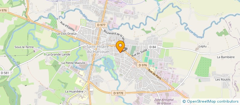 localisation de l'entreprise SCI FOULON SAULNIER  SAINT-HILAIRE-DU-HARCOUET